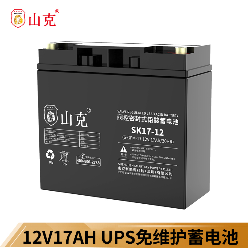 山克SK系列铅酸免维护蓄电池（12V/4-200Ah）