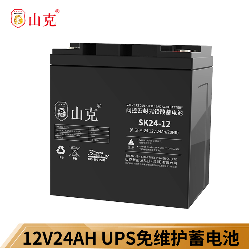 山克SK系列铅酸免维护蓄电池（12V/4-200Ah）